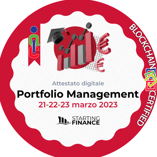 Masterclass Portfolio Management | Starter | Streaming | 21-22-23 marzo 2023